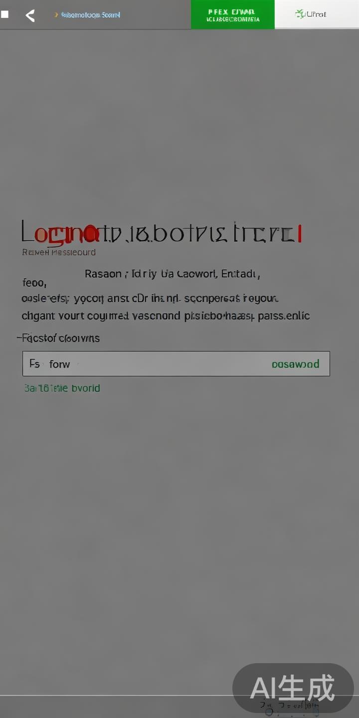 登录失败提示密码错误
*原因：*密码输入错误或账